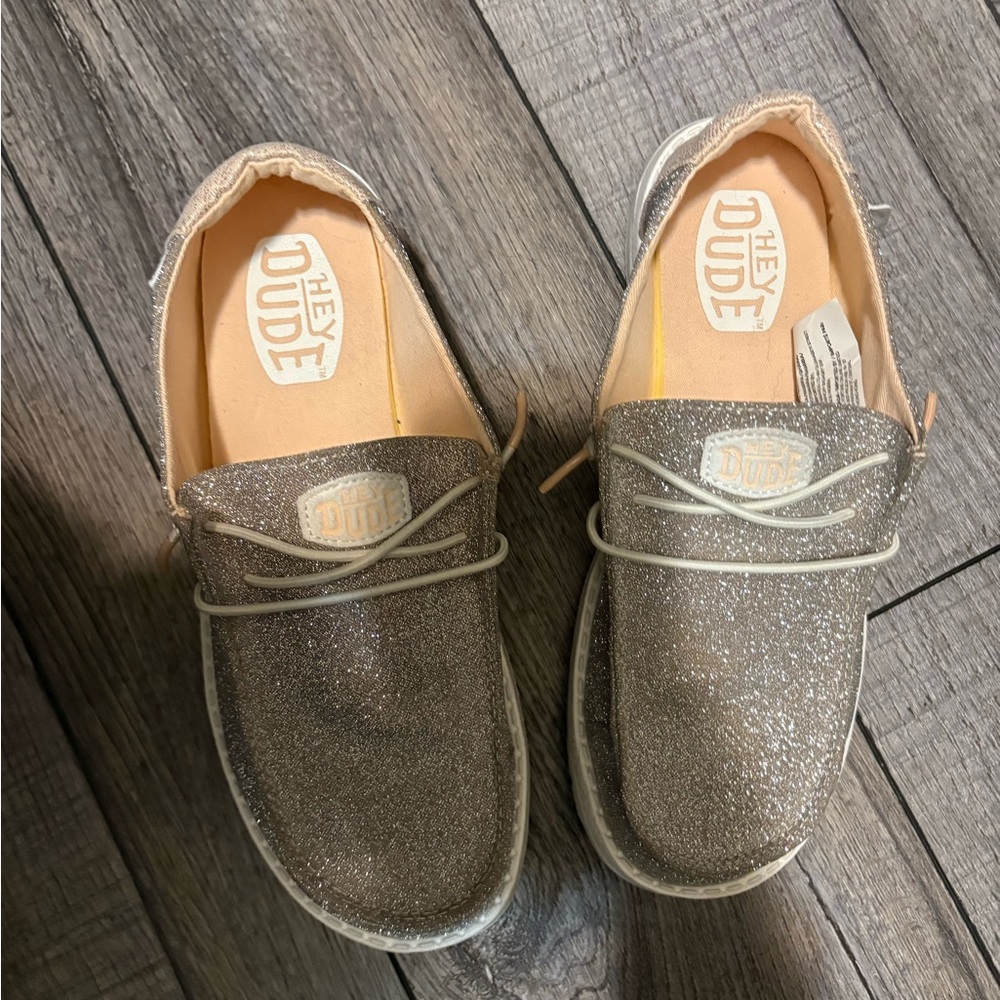 Hey Dude Glitter Loafers